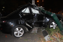 بالفيديو: إصابة صعبة لشاب بحادث طرق ذاتي وسط مدينة يافا